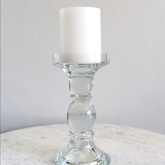 Glass candle holder, reversible - Picture 7 of 7